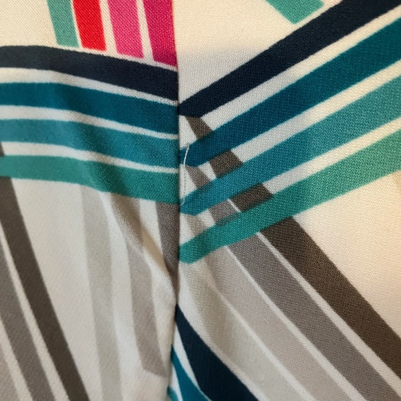 Eliza J Pink Teal and Red Jersey Dress size 6 - Picture 10 of 10